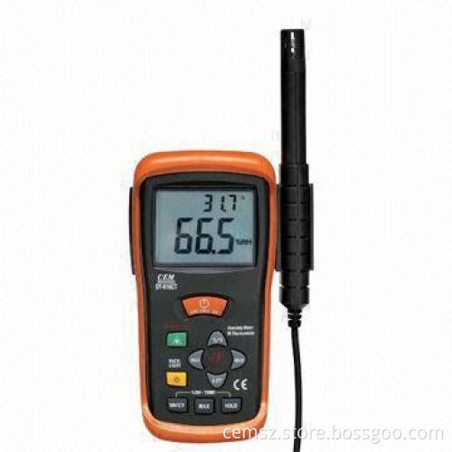 2-in-1 Non-Contact Infrared Thermometer and Humidity Meter with Laser Pointer